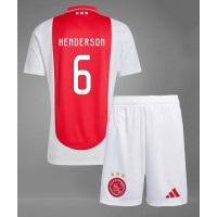 Dječji Nogometni Dres Ajax Jordan Henderson #6 Domaci 2024-25 Kratak Rukav (+ Kratke hlače)